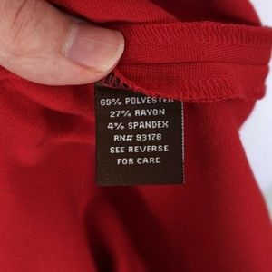 Adrienne Vittadini Dresses - ADRIENNE VITTADINI Red Pleated Kimono Sleeve Dress Adrienne Vittadini Dresses - ADRIENNE VITTADINI Red Pleated Kimono Sleeve Dress